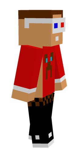 Black skin: body, right side render