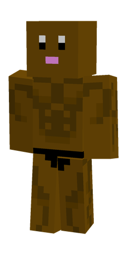 Brown skin: body, front render