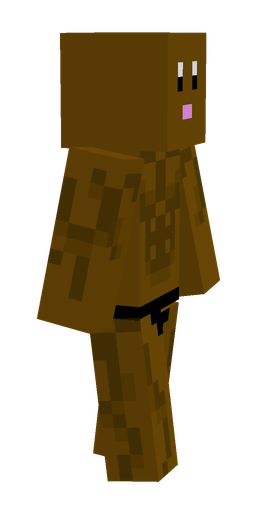 Brown skin: body, right side render
