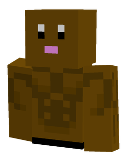 Brown skin: bust render