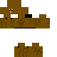 Brown skin: raw texture render