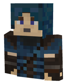 Blue skin: bust render