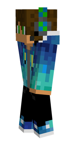 Black skin: body, left side render