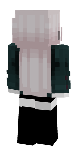 Black skin: body, back render