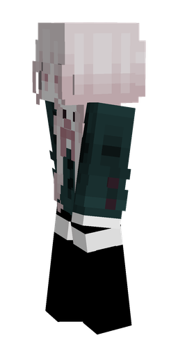 Black skin: body, left side render