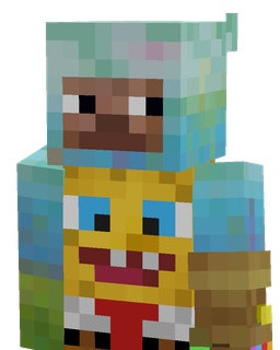 Blue skin: bust render