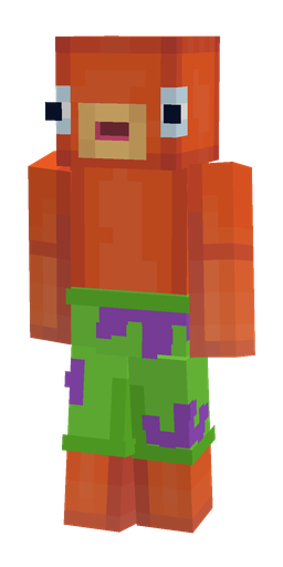 Green skin: body, front render