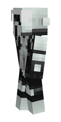 Black skin: body, left side render