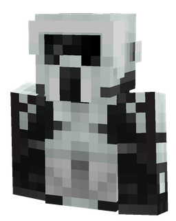 Black skin: bust render