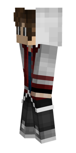 Black skin: body, left side render