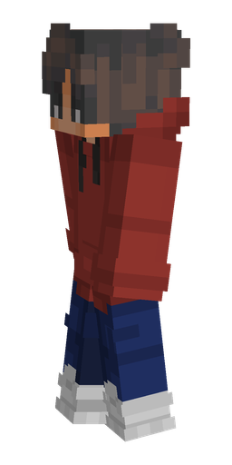 Blue skin: body, left side render