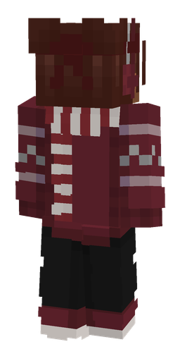 Black skin: body, back render