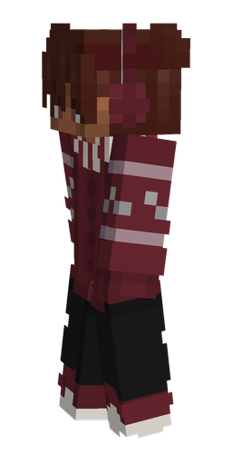 Black skin: body, left side render