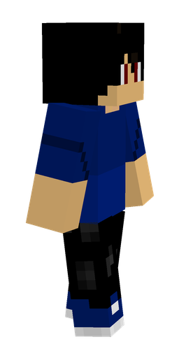 Black skin: body, right side render