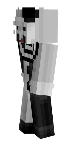 Black skin: body, left side render