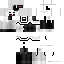Black skin: raw texture render