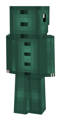 Green skin: body, back render