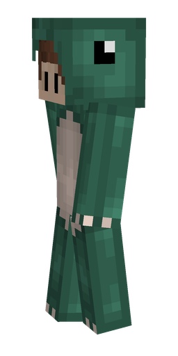 Green skin: body, left side render