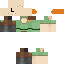 Green skin: raw texture render