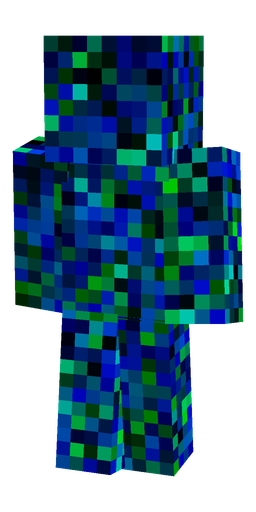 Blue skin: body, front render