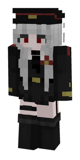 Black skin: body, front render