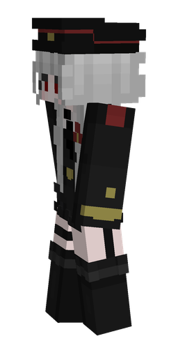 Black skin: body, left side render