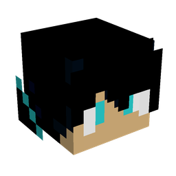 Black skin: head render