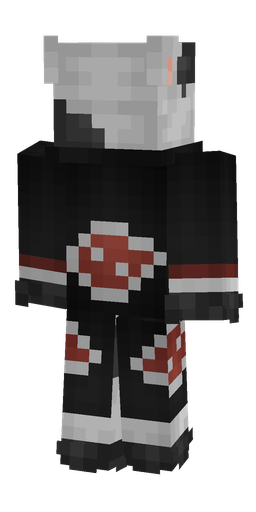 Black skin: body, back render