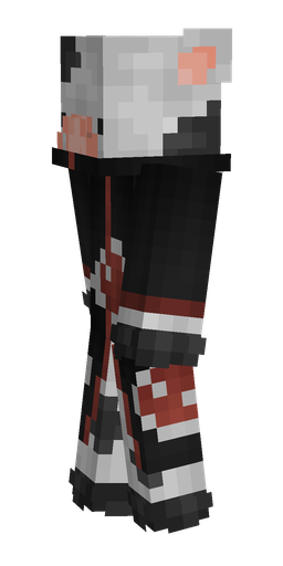 Black skin: body, left side render