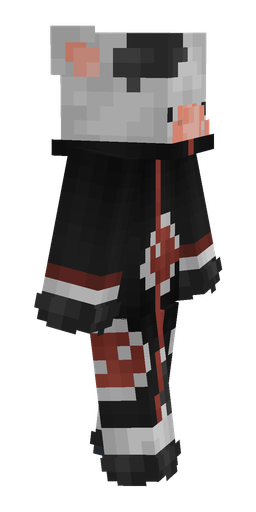 Black skin: body, right side render