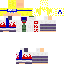 Classic skin: raw texture render