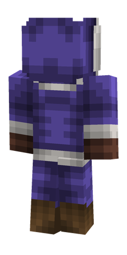 Blue skin: body, back render