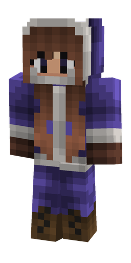 Blue skin: body, front render
