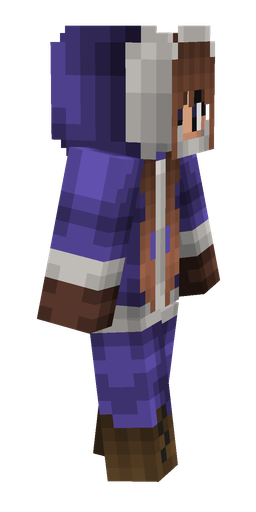 Blue skin: body, right side render