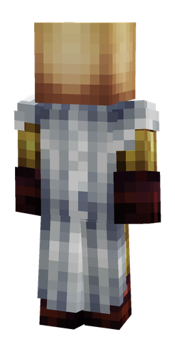 Black skin: body, back render