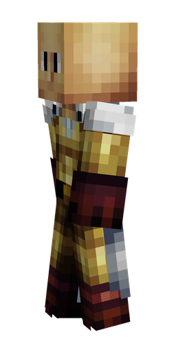 Black skin: body, left side render