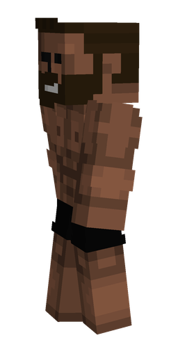 Black skin: body, left side render