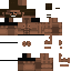 Black skin: raw texture render