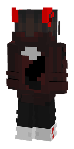 Black skin: body, back render