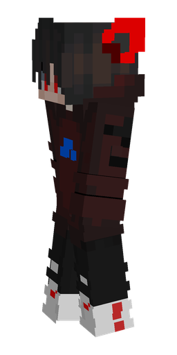 Black skin: body, left side render