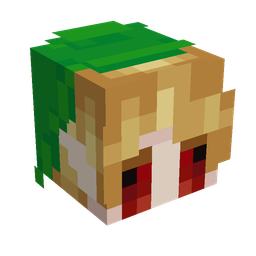 Brown skin: head render