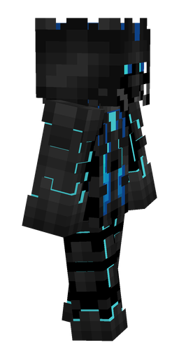 Black skin: body, right side render