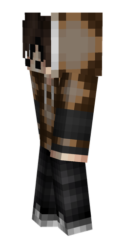 Black skin: body, left side render
