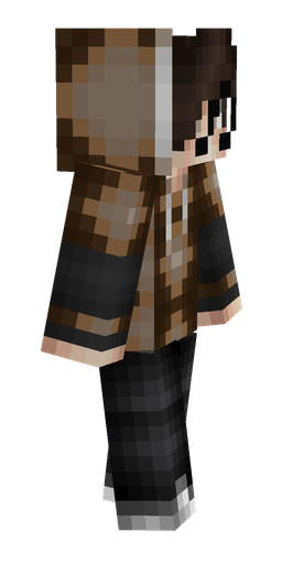 Black skin: body, right side render