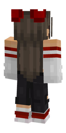 Black skin: body, back render