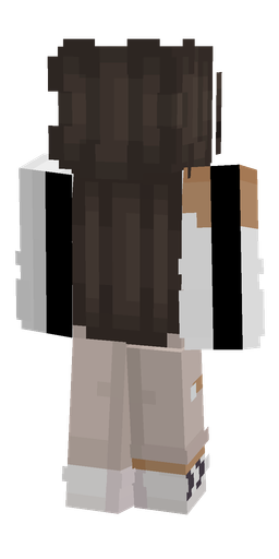 Brown skin: body, back render