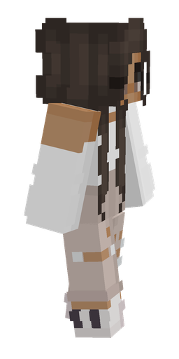 Brown skin: body, right side render