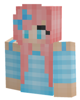 Blue skin: bust render