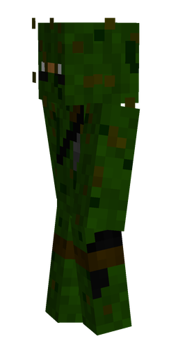 Black skin: body, left side render