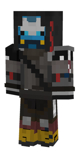 Black skin: body, front render